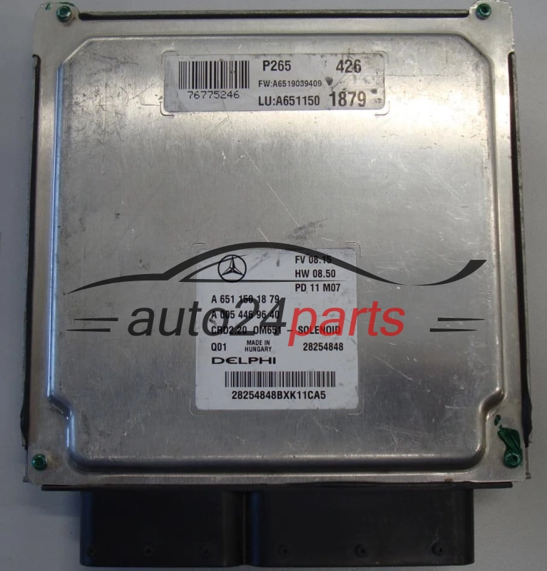 MERCEDES W211 E220 CDI DELPHI 28254848, A6511501879, A 651 150 18 79, A0054469640, A 005 446 96 40, CRD2.00 0M651