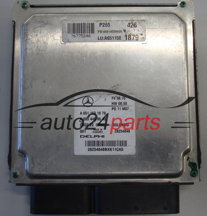 MERCEDES W211 E220 CDI DELPHI 28254848, A6511501879, A 651 150 18 79, A0054469640, A 005 446 96 40, CRD2.00 0M651