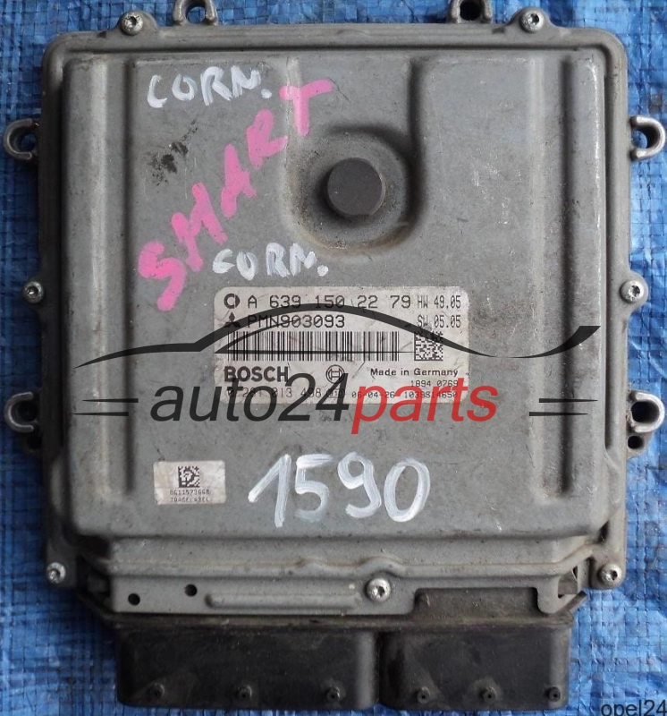 MOTORSTEUERGERÄT ECU STEUERGERÄT SMART MITSUBISHI COLT 1.5 CDI BOSCH 0281013498, 0 281 013 498, A6391502279, A 639 150 22 79, PMN903093, 1039S14650 