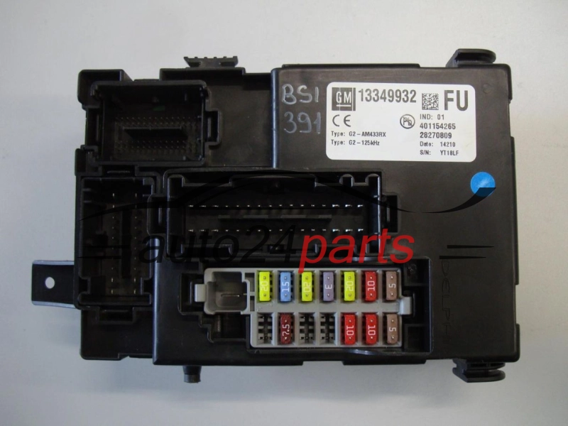 CENTRALKA MODUL BSI OPEL MERIVA 1.3 CDTI Delphi 28270809, GM 13349932 FU
