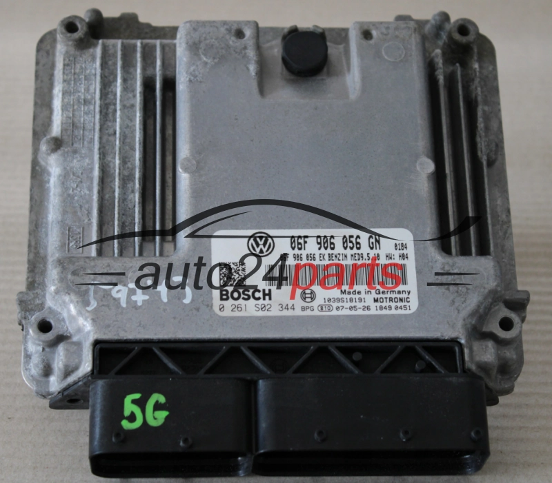 VOLKSWAGEN BOSCH 0 261 S02 344, 0261S02344, 06F 906 056 GN, 06F906056GN, MED9.5.10