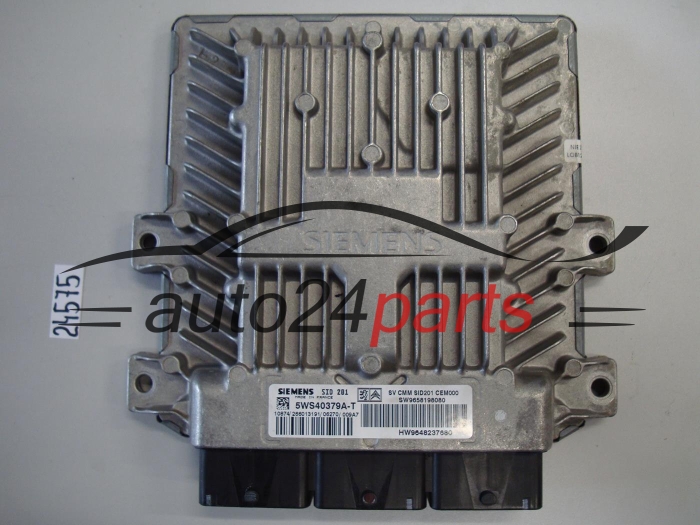 Sterownik silnika Citroen C6 Peugeot 407/607 2.7 HDI 5WS40379AT SW9658198080