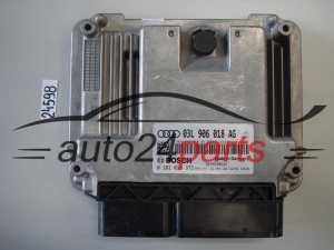 KOMPUTER STEROWNIK SILNIKA AUDI A3 2.0 TDI BOSCH 0 281 016 372, 0281016372, 03L 906 018 AG, 03L906018AG, EDC17C46 - 