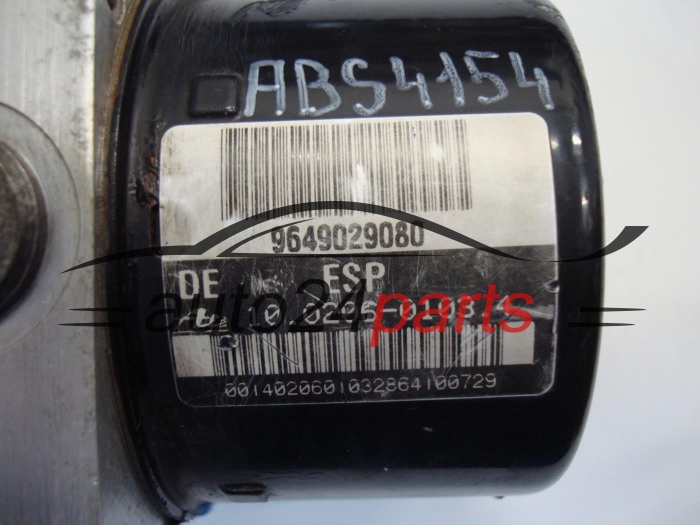 ABS POMPA I STEROWNIK CITROEN C3 9649029080, ATE 10.0206-0103.4, 10020601034, 10.0960-1131.3, 10096011313