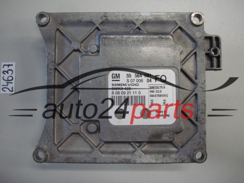 KOMPUTER STEROWNIK SILNIKA OPEL ASTRA ZAFIRA 1.6 Z16XER 1.8 Z18XER SIEMENS VDO 5WK9 425, 5WK9425, GM 55 564 081 FQ, 55564081FQ, 55564081, SIMTEC75.5