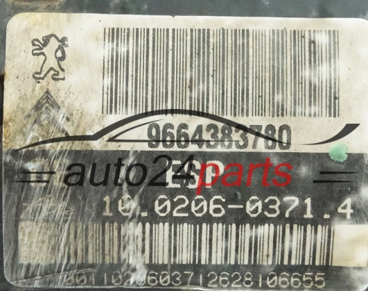 PEUGEOT 9664383780, 10.0206-0371.4, 10020603714, 10.0960-1198.3, 10096011983