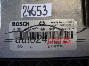 KOMPUTER STEROWNIK SILNIKA DACIA BOSCH 0 281 019 457, 0281019457, 237102213R