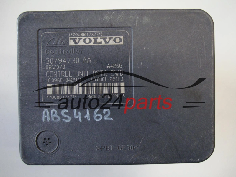 ABS POMPA I STEROWNIK VOLVO V50 30794728, 4N51-2C405-GB, 4N512C405GB, ATE 10.0206-0302.4, 10020603024, 30794730 AA, 30794730AA, ATE 10.0960-0429.3, 10096004293, 00.0001-251F.1, 00001251F1