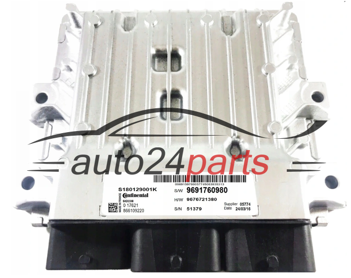 Calculateur Moteur  FIAT DUCATO JUMPER BOXER 2.2 CONTINENTAL  S180129001K  9691760980  SID208