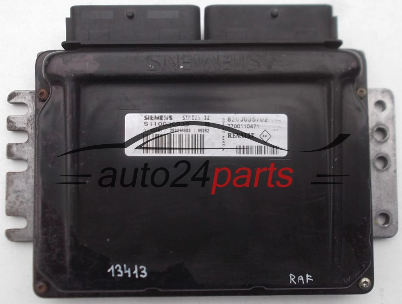 Μονάδα Ελέγχου Κινητήρα RENAULT SCENIC SIEMENS S110030030B, 8200035702, 7700110471
