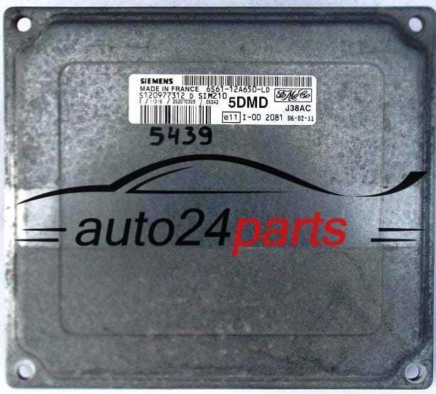 FORD FUSION 1.6 SIEMENS SIM210 S120977312D, S120977312 D, 6S6112A650LD, 6S61-12A650-LD 5DMD