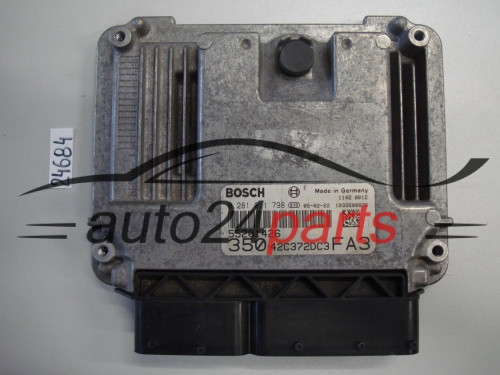 KOMPUTER STEROWNIK SILNIKA FIAT IDEA 1.9 JTD BOSCH 0 281 011 798, 0281011798, 55201426
