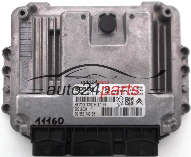 Μονάδα Ελέγχου Κινητήρα CITROEN PEUGEOT 407 1.6 HDI BOSCH 0 281 011 633