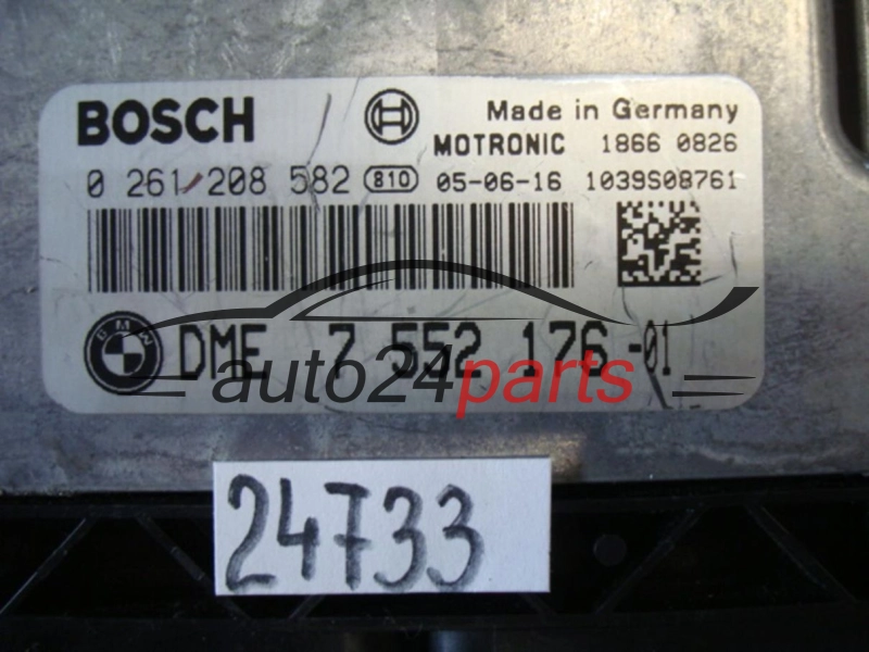 BMW BOSCH 0 261 208 582, 0261208582, 7 552 176, 7552176