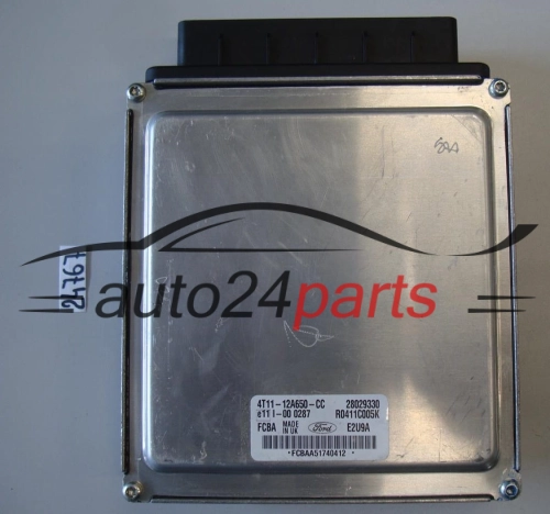 KOMPUTER STEROWNIK SILNIKA FORD CONNECT 1.8 TDCI 4T1112A650CC, 4T11-12A650-CC FCBA, 28029330, R0411C005K