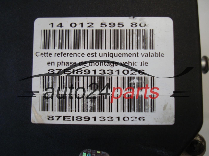 Pompa ABS i sterownik Citroen Peugeot 9661887180 0265235486 – zdjęcie 2