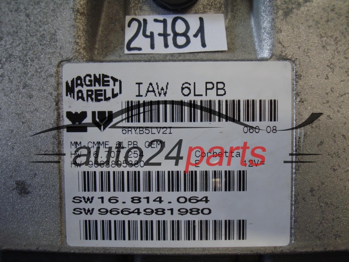 PEUGEOT 307 407 2.0 IAW6LPB, IAW 6LPB, 9664981980