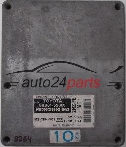 ECU ENGINE CONTROLLER TOYOTA YARIS 1.3 89661-52080 2NZ-FE, 8966152080, 211000-5990, 2110005990 