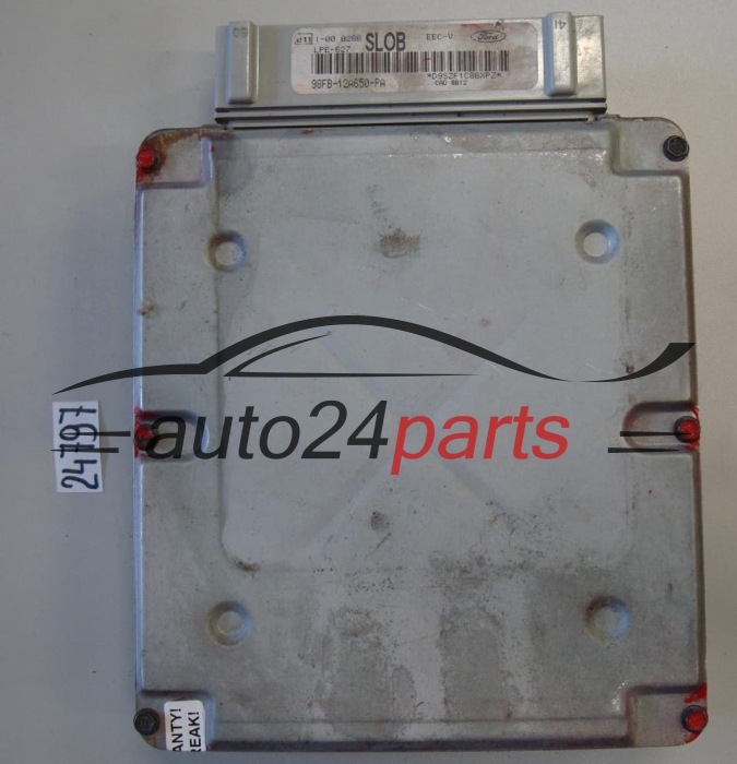 KOMPUTER STEROWNIK SILNIKA FORD FIESTA 1.25 98FB12A650PA, 98FB-12A650-PA SLOB LPE-627
