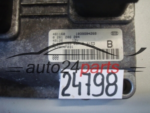 Sterownik silnika Fiat Stilo 1.4 16V 0261208204 00551936920 – zdjęcie 2