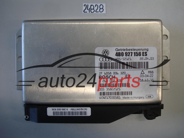 STEROWNIK SKRZYNI AUTOMATYCZNEJ AUDI A6 2.5 TDI BOSCH 0 260 002 830, 0260002830, 4B0 927 156 ES, 4B0927156ES
