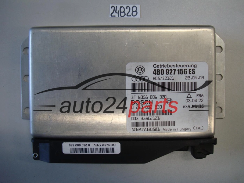 Sterownik skrzyni automatycznej Audi A6 Bosch 0260002830 4B0927156ES