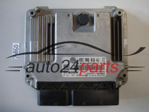 KOMPUTER STEROWNIK SILNIKA VW VOLKSWAGEN GOLF 1.4 TSI 03C 906 016 AJ, 03C906016AJ, 03C 907 309 A, 03C907309A, BOSCH 0 261 S05 808, 0261S05808, BENZIN MED17.5.5, 1039S37672 - 24860