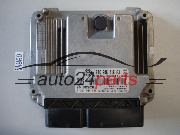 Sterownik silnika Volkswagen Golf 1.4 TSI 0261S05808 03C906016AJ IMMO OFF