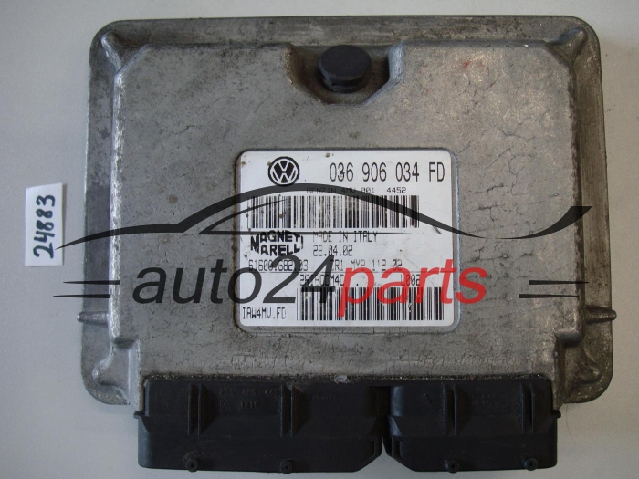 ECU Engine Controller SKODA FABIA 1.4 BBY 036906034FD IAW4MV.FD 6160068206