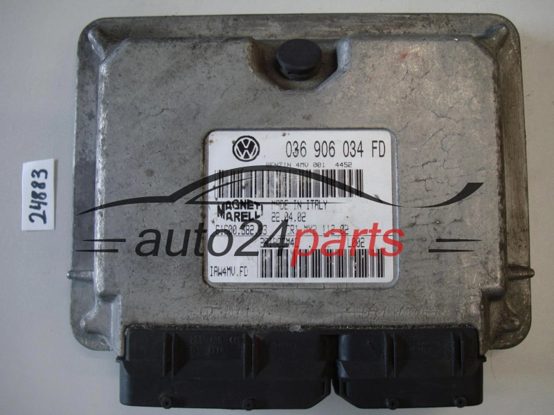 ECU Engine Controller SKODA FABIA 1.4 BBY 036906034FD IAW4MV.FD 6160068206