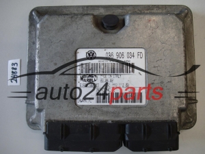 ECU CENTRALITA DE MOTOR SKODA FABIA 1.4 BBY 036906034FD, 036 906 034 FD, 6160068206, 61600.682.06, IAW4MV.FD, IAW4MVFD 