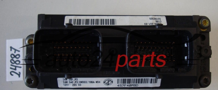 KOMPUTER STEROWNIK SILNIKA FIAT PUNTO II 1.2 MAGNETI MARELLI IAW 5AF.P3, IAW5AFP3, 55192305, 61600.651.03, 6160065103