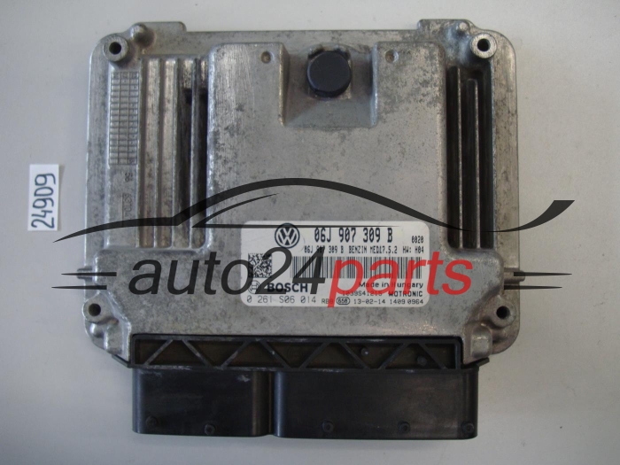 KOMPUTER STEROWNIK SILNIKA VW VOLKSWAGEN PASSAT 2.0 TSI BOSCH 0 261 S06 014, 0261S06014, 06J 907 309 B, 06J907309B, MED17.5.2
