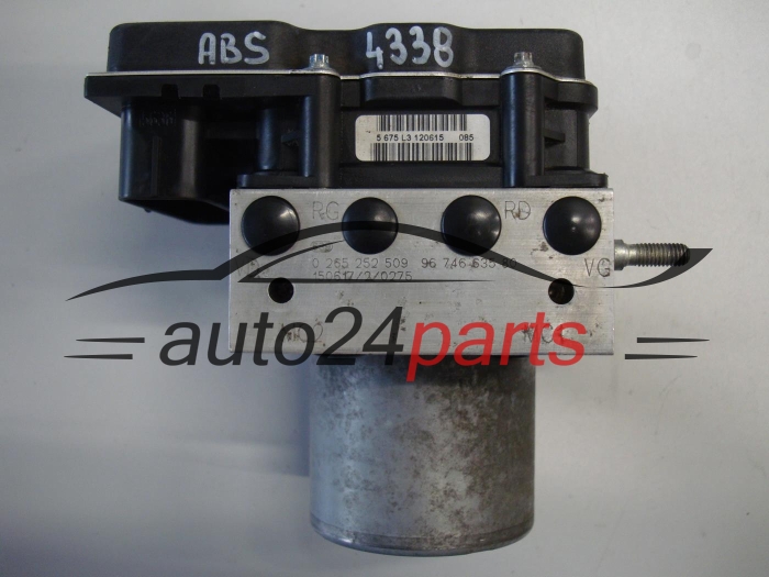CITROEN PEUGEOT BOSCH 0 265 252 509, 0265252509, 9674663580, 0265952146