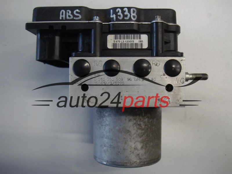 CITROEN PEUGEOT BOSCH 0 265 252 509, 0265252509, 9674663580, 0265952146