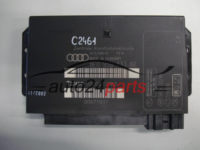 VOLKSWAGEN AUDI A4 B6 B7 TEMIC , 8E0 959 433 AR, 8E0959433AR