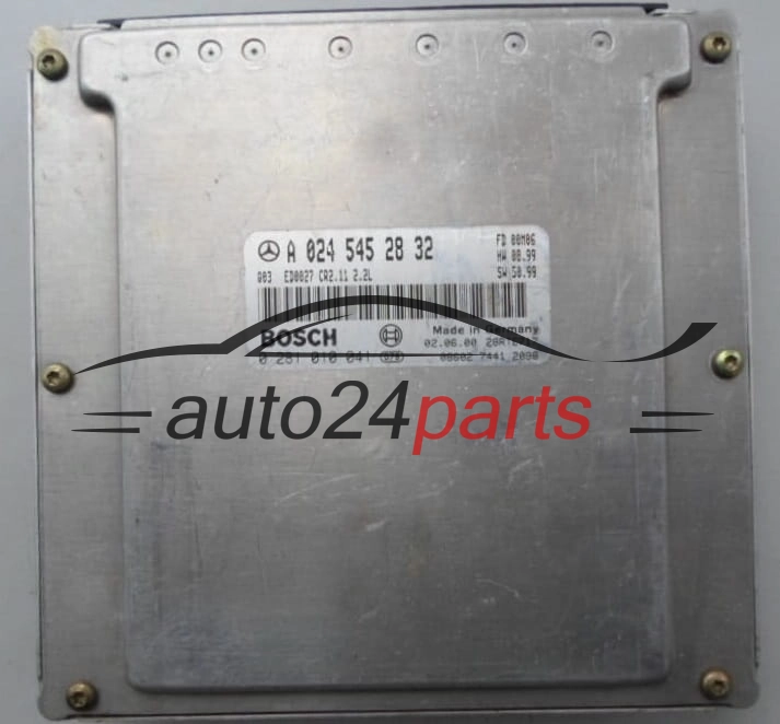 MERCEDES W210 E-KLASS E220 CDI A0245452832, 0245452832, A 024 545 28 32, BOSCH 0281010041, 0 281 010 041, Q03 ED0027 CR2.11