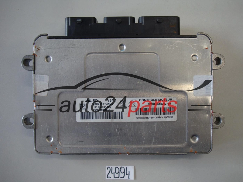 KOMPUTER STEROWNIK SILNIKA CITROEN PEUGEOT Valeo V34.1, CMDE9666909780, 9666909780, V29006828 A, V29006828A, HW 9666591380