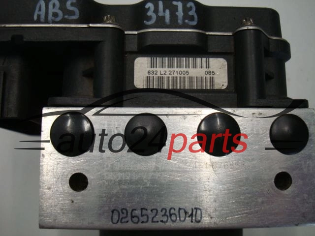 Bomba ABS y centralita BMW BOSCH 0 265 236 010, 0265236010, 34516768550-01, 3451676855001, 0265950411