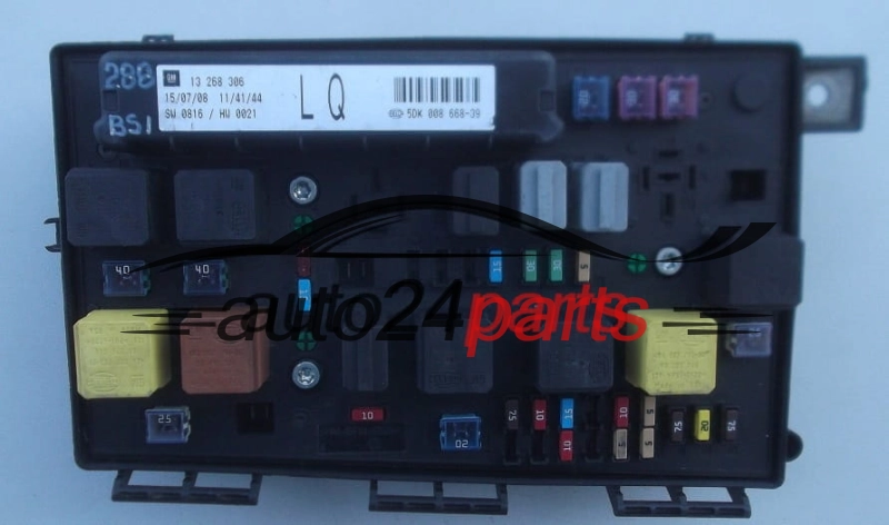 BSI OPEL ASTRA ZAFIRA 1.9 CDTI 13 268 306 LQ, 13268306, 5DK 008 668-39, 5DK008668-3