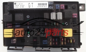 Scatola dei fusibili relè fusibile scatola BSI OPEL ASTRA ZAFIRA GM 13 206 747 GT, 13206747 GT, HELLA 5DK 008 668-18, 5DK008668-18, 5DK00866818