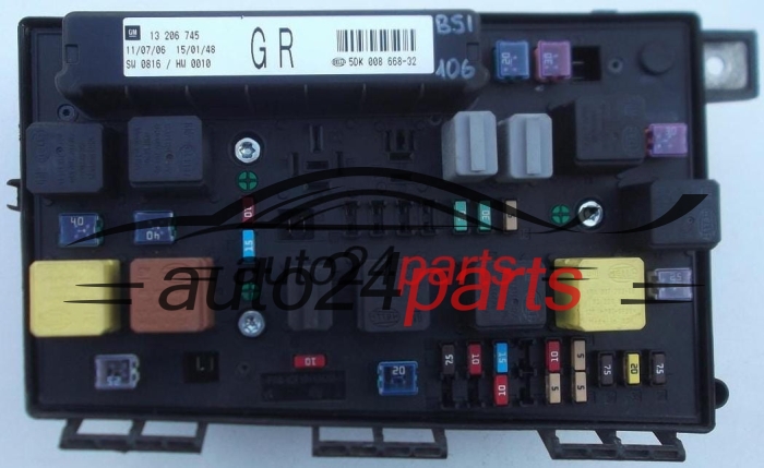 OPEL ASTRA H ZAFIRA B GM 13 206 745 GR, 13206745 GR, HELLA 5DK 008 668-32, 5DK008668-32, 5DK00866832.jpg