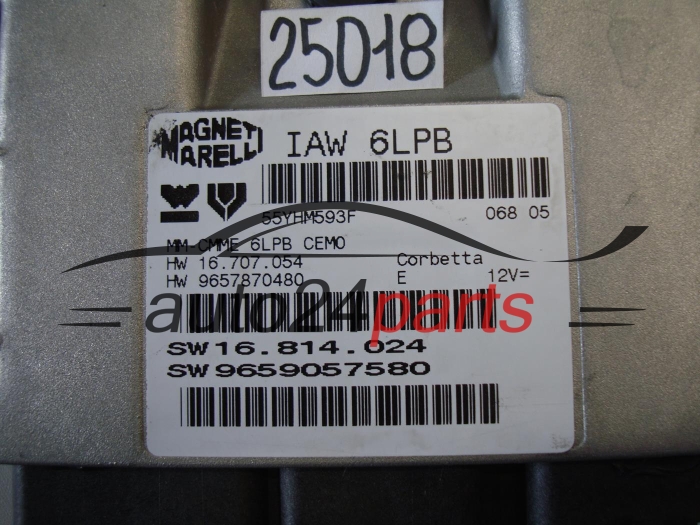 Sterownik silnika Peugeot 16707054 9657870480 – zdjęcie 2