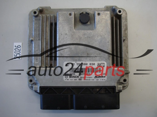 KOMPUTER STEROWNIK SILNIKA OPEL CORSA 1.3 CDTI 55580830 00TQ, 55 580 830, 55575350, BOSCH 0281017960, 0281 017 960