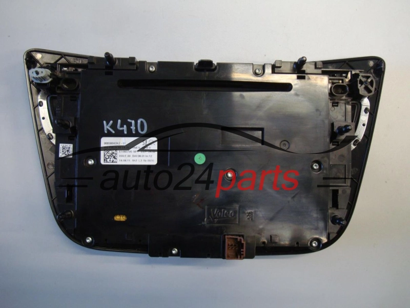 Panel sterowania radiem i klimatyzacją Peugeot 508 50896656643XZ 96656643XZ-01 – zdjęcie 2