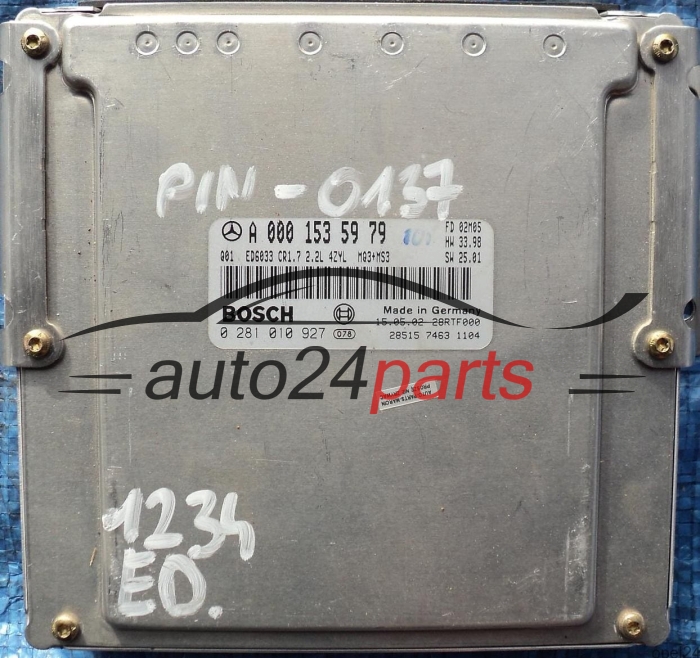  MOTORSTEUERGERÄT ECU STEUERGERÄT MERCEDES VITO 2.2 220 CDI BOSCH 0281010927