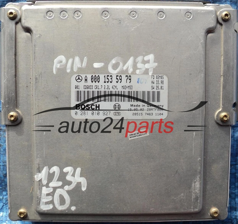  MOTORSTEUERGERÄT ECU STEUERGERÄT MERCEDES VITO 2.2 220 CDI BOSCH 0281010927