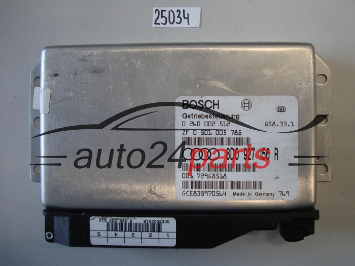 Centralina cambio automatico AUDI A4 2.4 BOSCH 0 260 002 512, 0260002512, 8D0 927 156 R, 8D0927156R