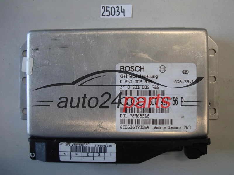 Ecu Automatic Gearbox  AUDI A4 2.4 BOSCH 0 260 002 512, 0260002512, 8D0 927 156 R, 8D0927156R