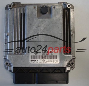 ECU ENGINE CONTROLLER VW VOLKSWAGEN T5 2.5 TDI BOSCH 0 281 010 732, 0281010732, 070 906 016, 070906016, DIESEL EDC16U1